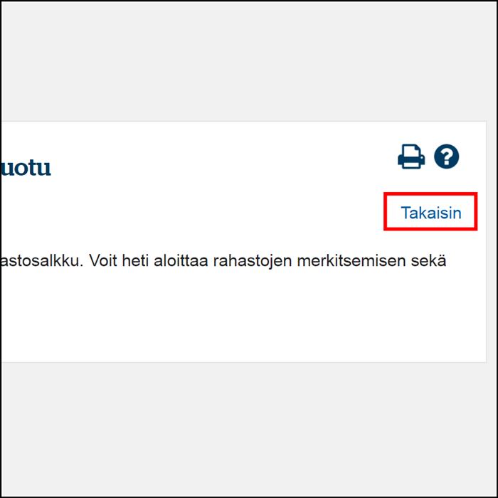 Ohjenäkymä Säästä- ja sijoita -sivuille