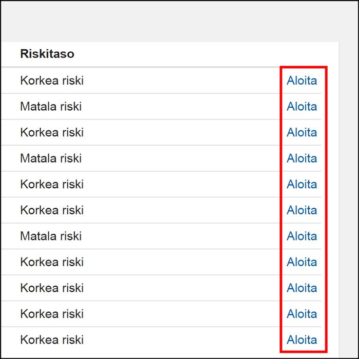 Ohjenäkymä Säästä- ja sijoita -sivuille